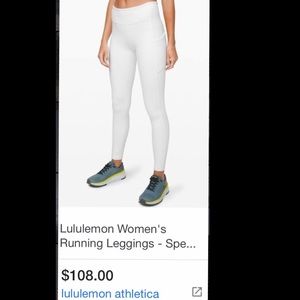 Lululemon white leggings